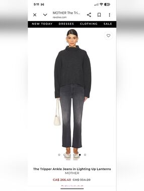 MOTHER Tripper Ankle Jeans